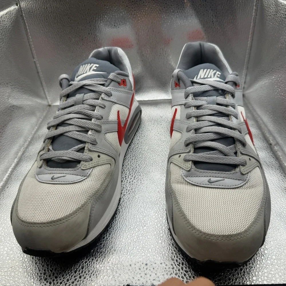 Size 14 Nike Air Max‎ Command White University Red Athletic Sneakers 629993-106